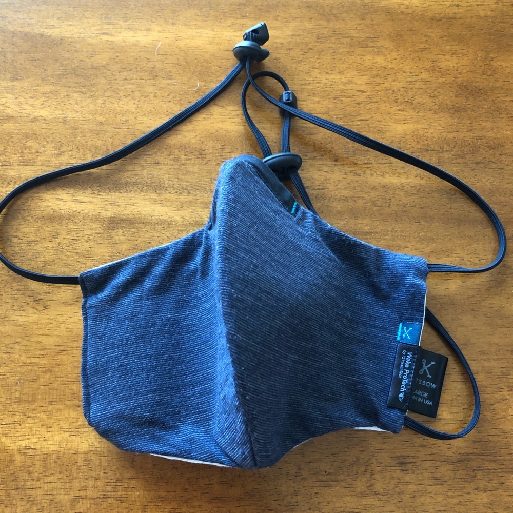 Brand new Kitsbow large, adjustable face mask.